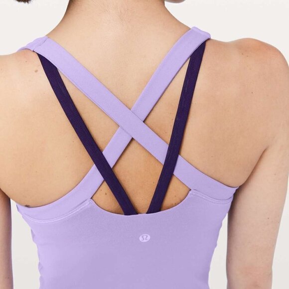 Lululemon Rally Your Heart Tank- Enchanted Iris / Dark Court Purple - Picture 5 of 12
